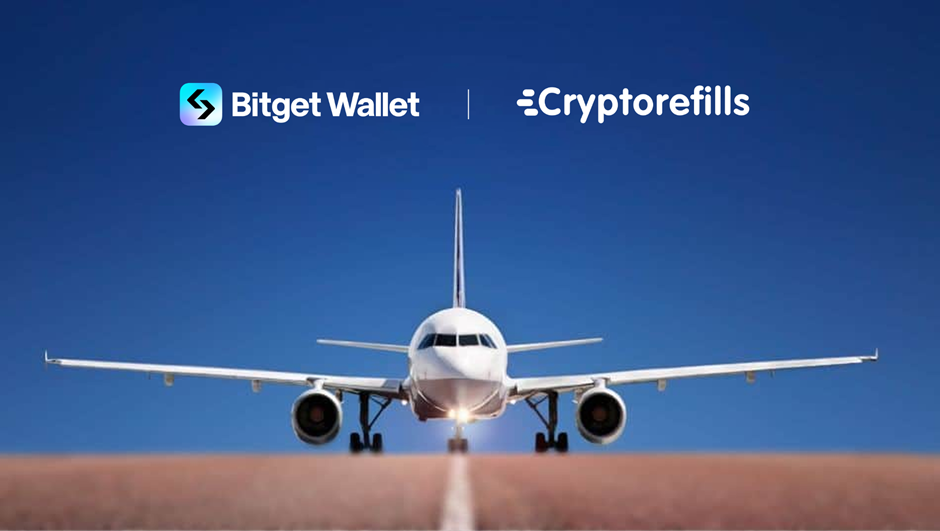 Bitget Wallet faz parceria com Cryptorefills para permitir pagamentos de viagens cripto em 180 países
