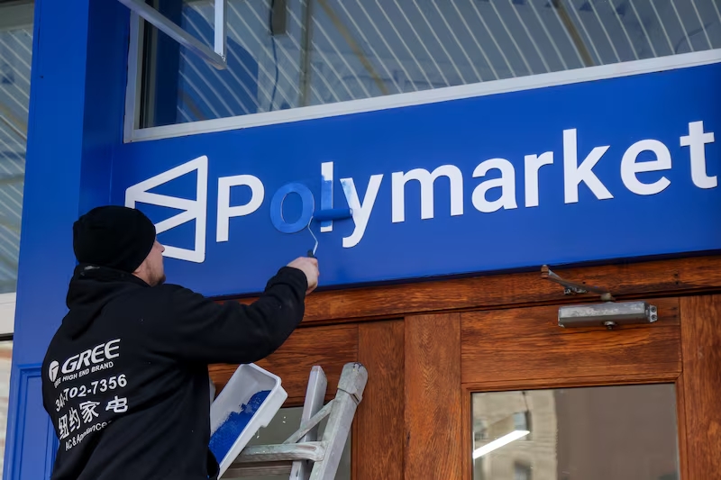 Com a concorrência aumentando no setor de mercados de previsão, a Polymarket busca uma avaliação de US$ 20 bilhões
